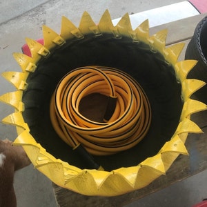 Large Sunflower Hose Storage Pot Large - 100&#39;-150&#39; Hose
