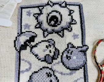 3 Pack! Full Kirby's Pinball Land Cross Stitch Patterns