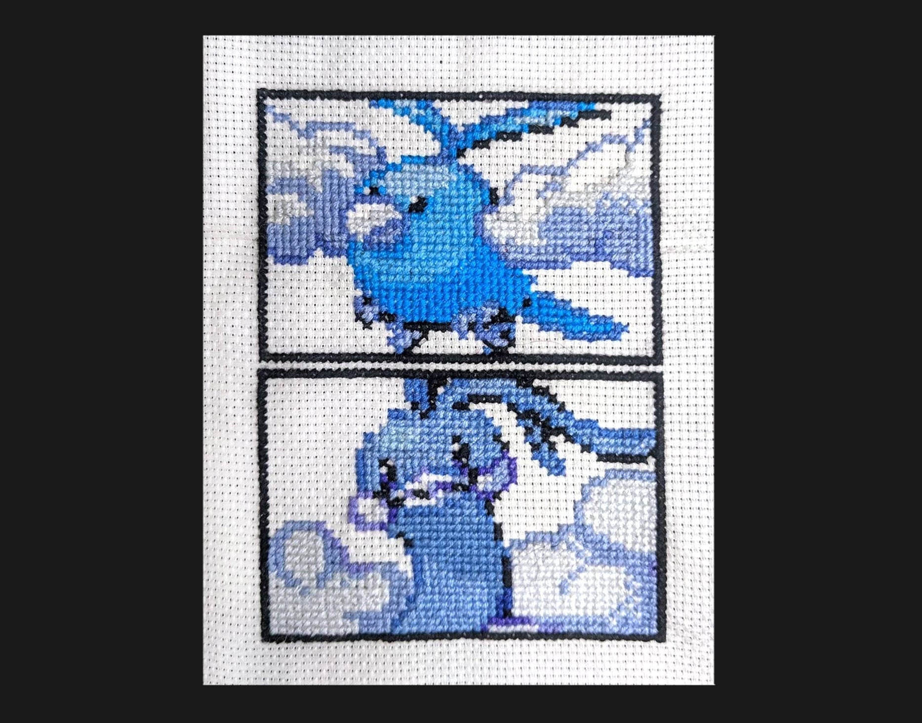 Shiny Altaria Pixel Art