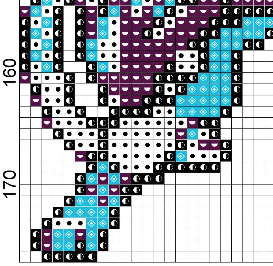 2nd Generation Legendary Beasts - Pokemon Cross Stitch