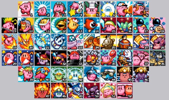 Choose From ALL Easy Kirby Super Star Ultra SSU Cross Stitch 
