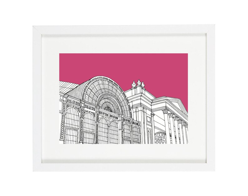 Royal Opera House Print London Print London Prints Etsy
