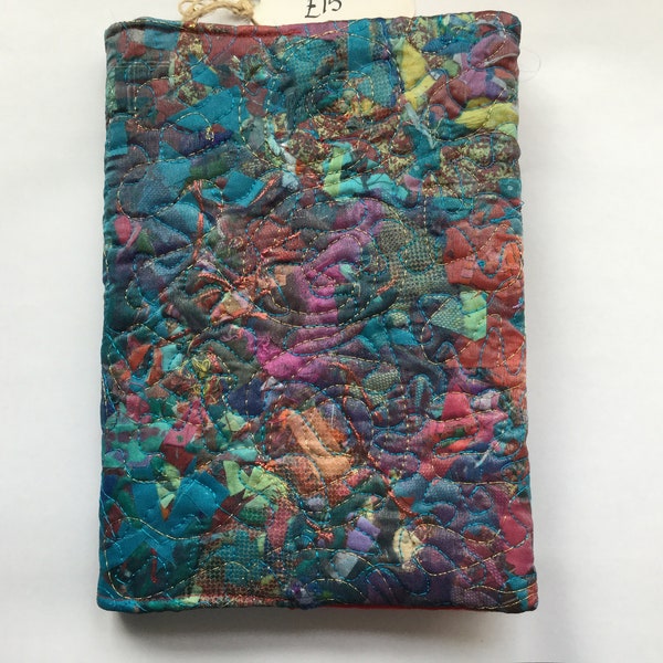 Notebook with unique handmade cover.