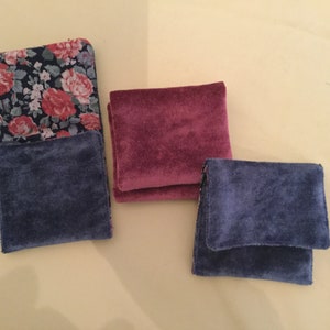 Handgemaakte fluwelen cadeauzakjes