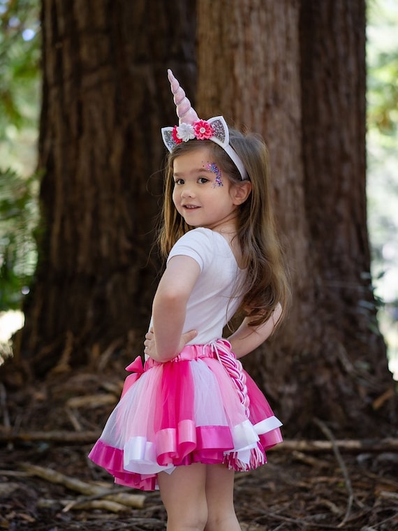pink unicorn outfit halloween costume for girls pink unicorn costume girls halloween costume unicorn headband unicorn birthday