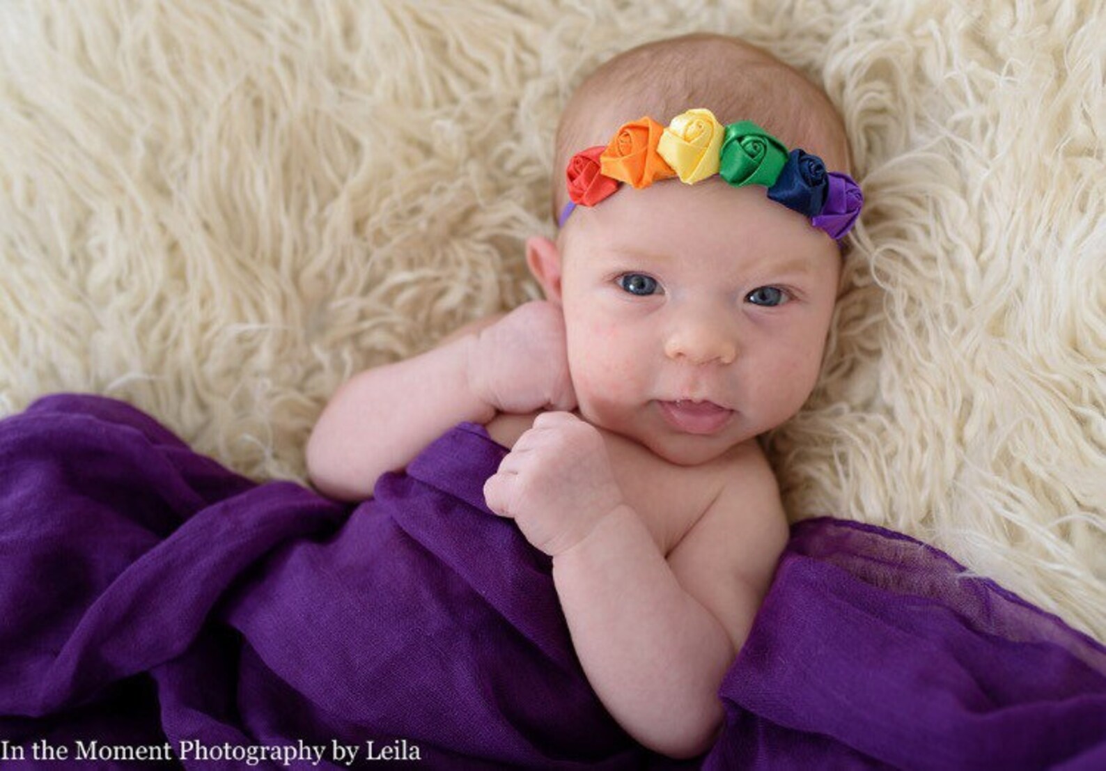 Rainbow Baby Headband Rainbow Baby Hair Band Rainbow Etsy