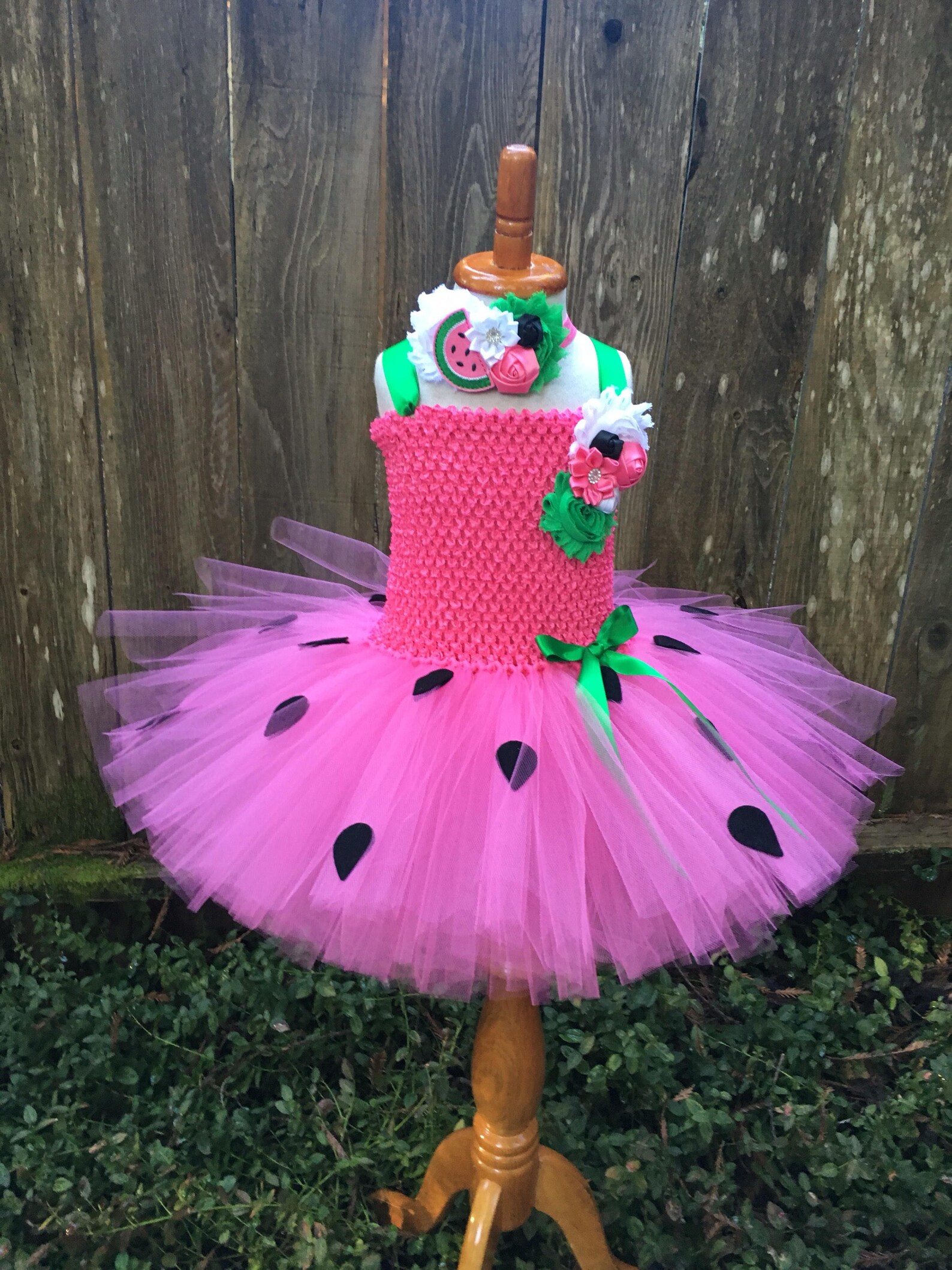 Watermelon costume watermelon tutu watermelon dress Etsy