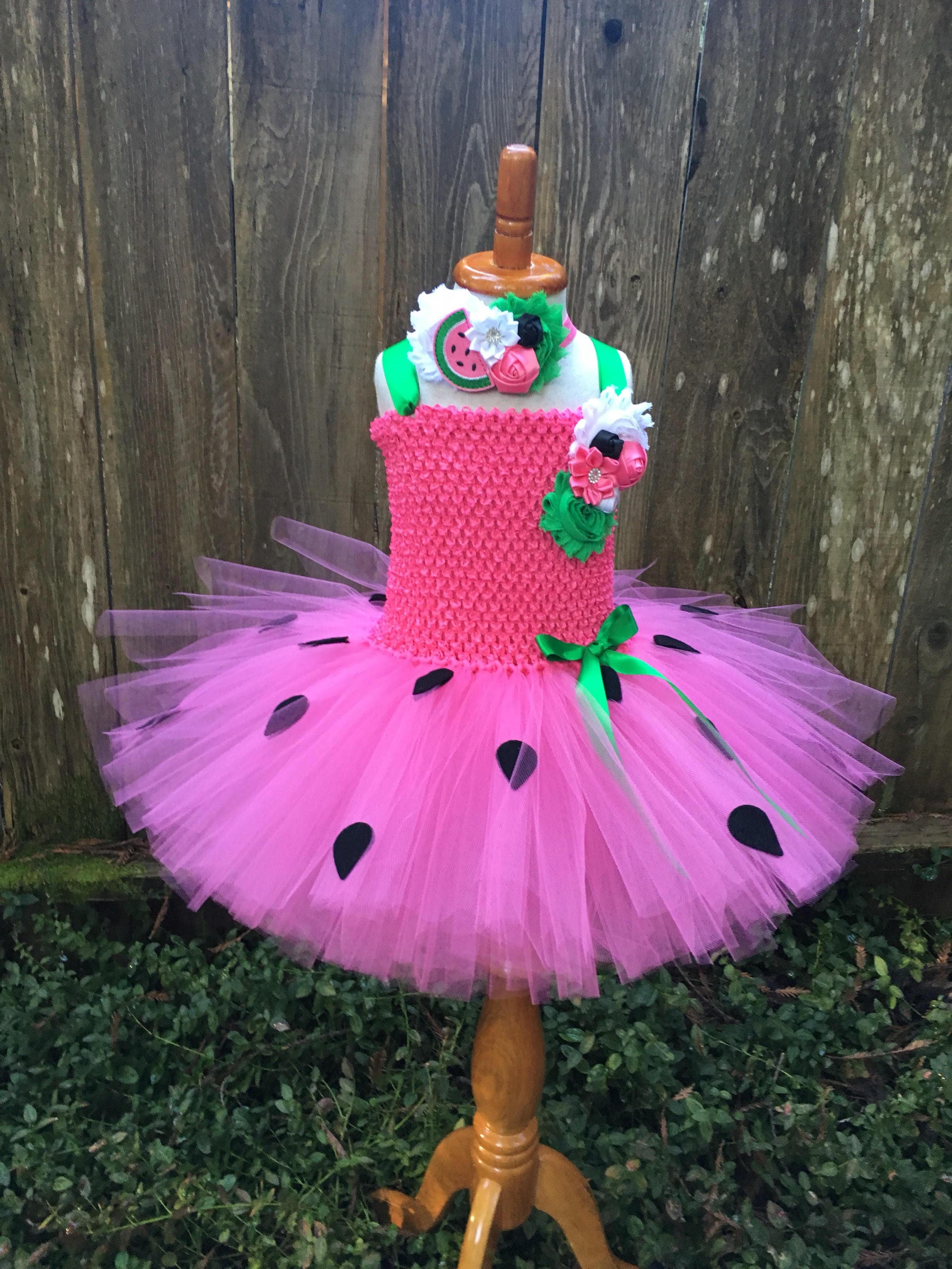 Watermelon costume watermelon tutu watermelon dress Etsy