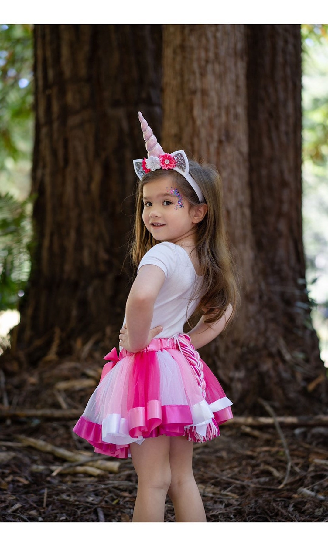 Traje de unicornio rosa disfraz de halloween para niñas - Etsy España