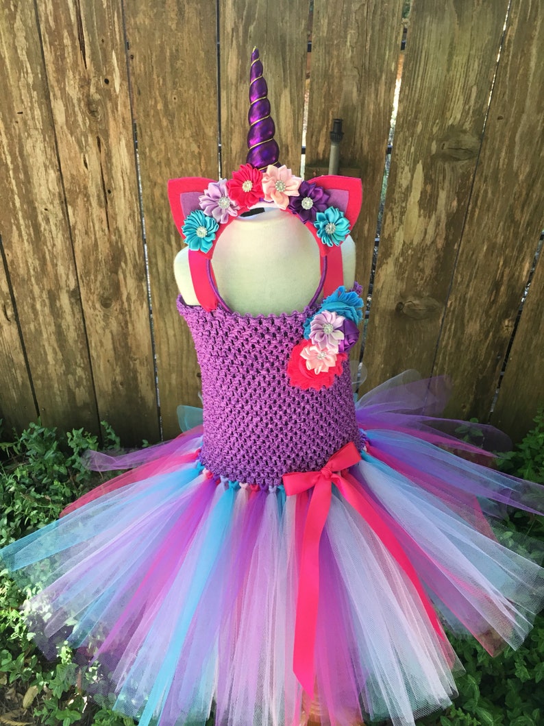 Girls Unicorn Costume Halloween Costume Unicorn Tutu Dress Etsy