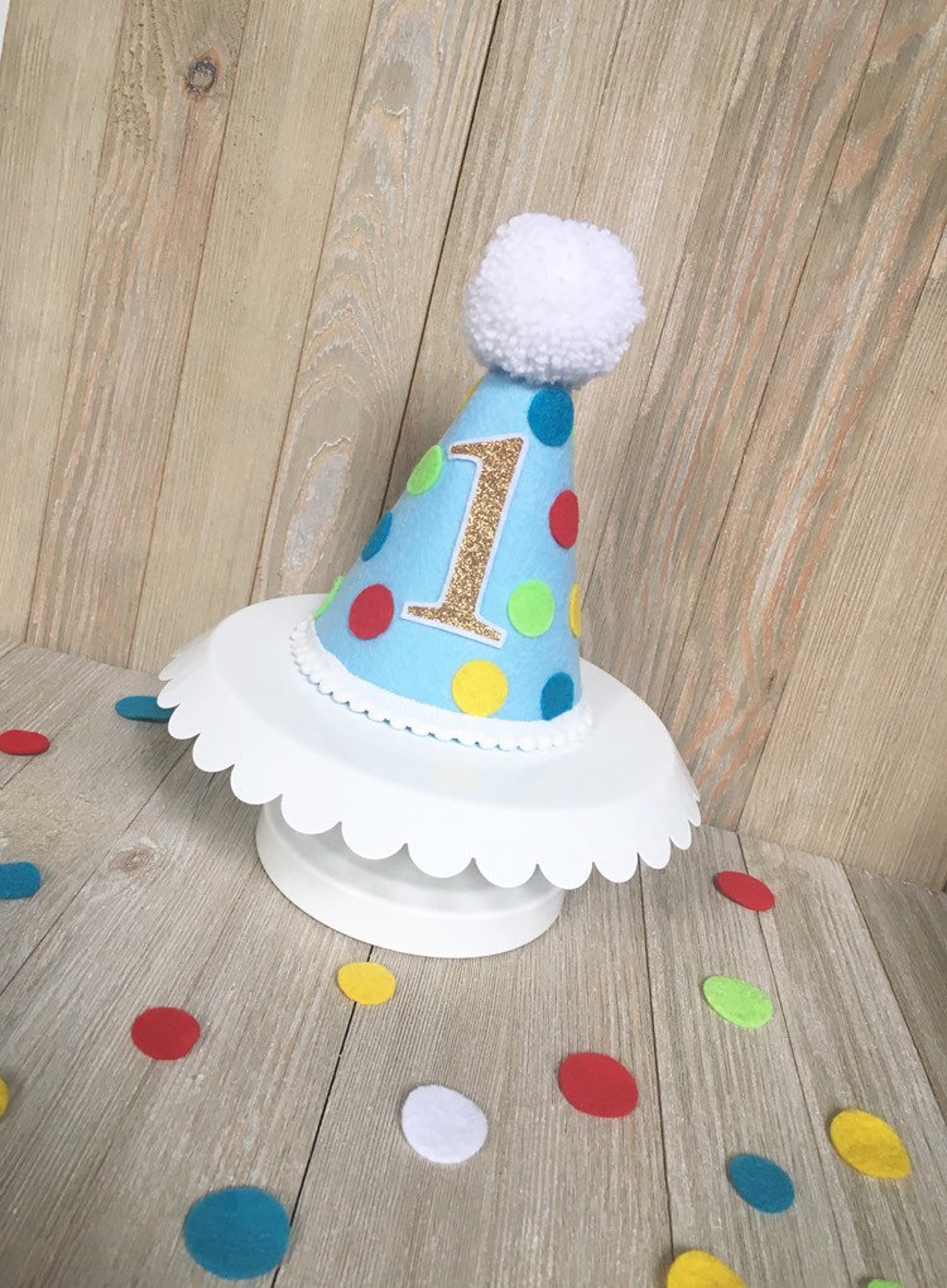 Boys 1st Birthday Hat First Birthday Party Hat Half - Etsy