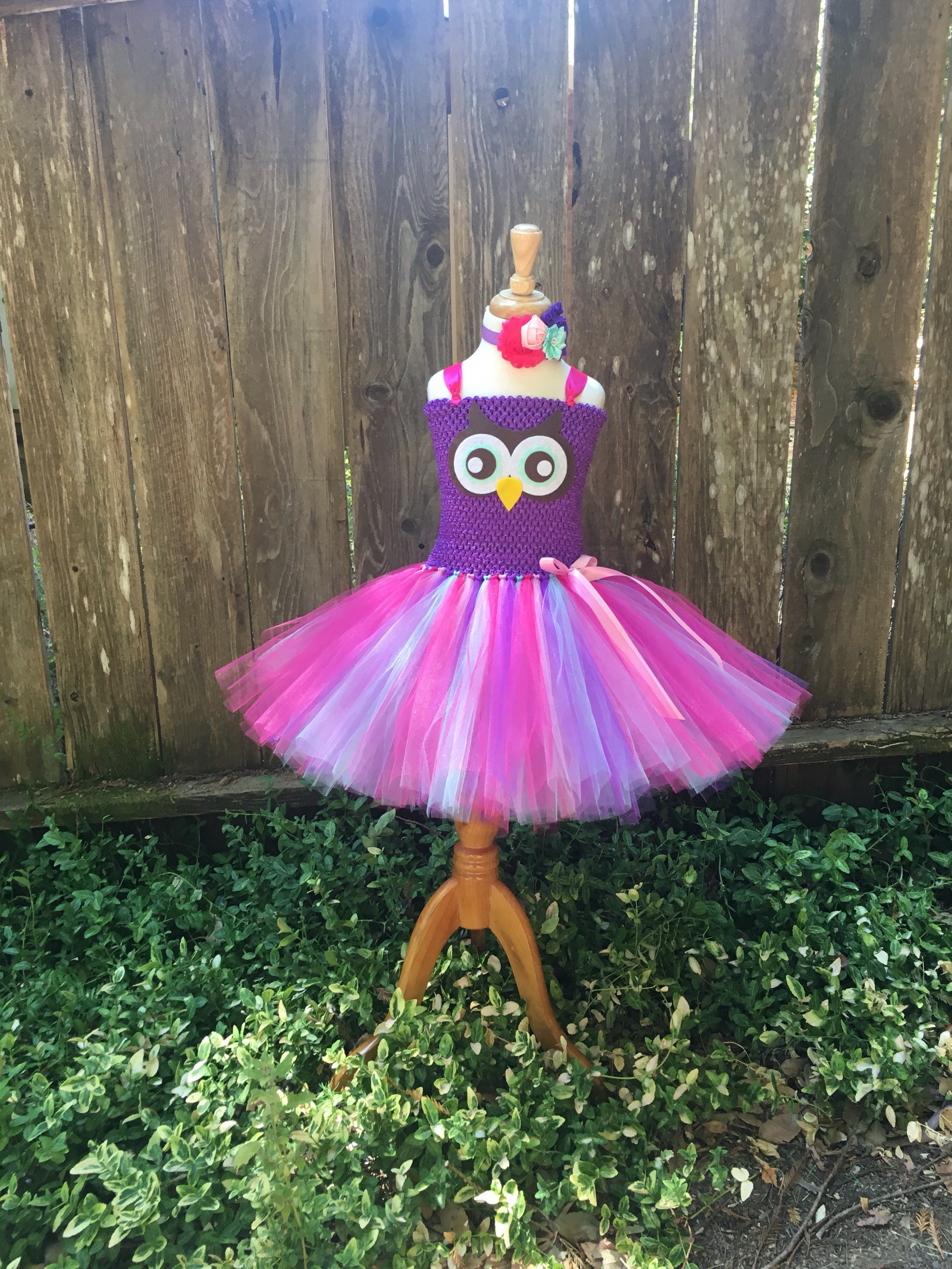 Owl costume owl tutu halloween costume owl birthday Etsy