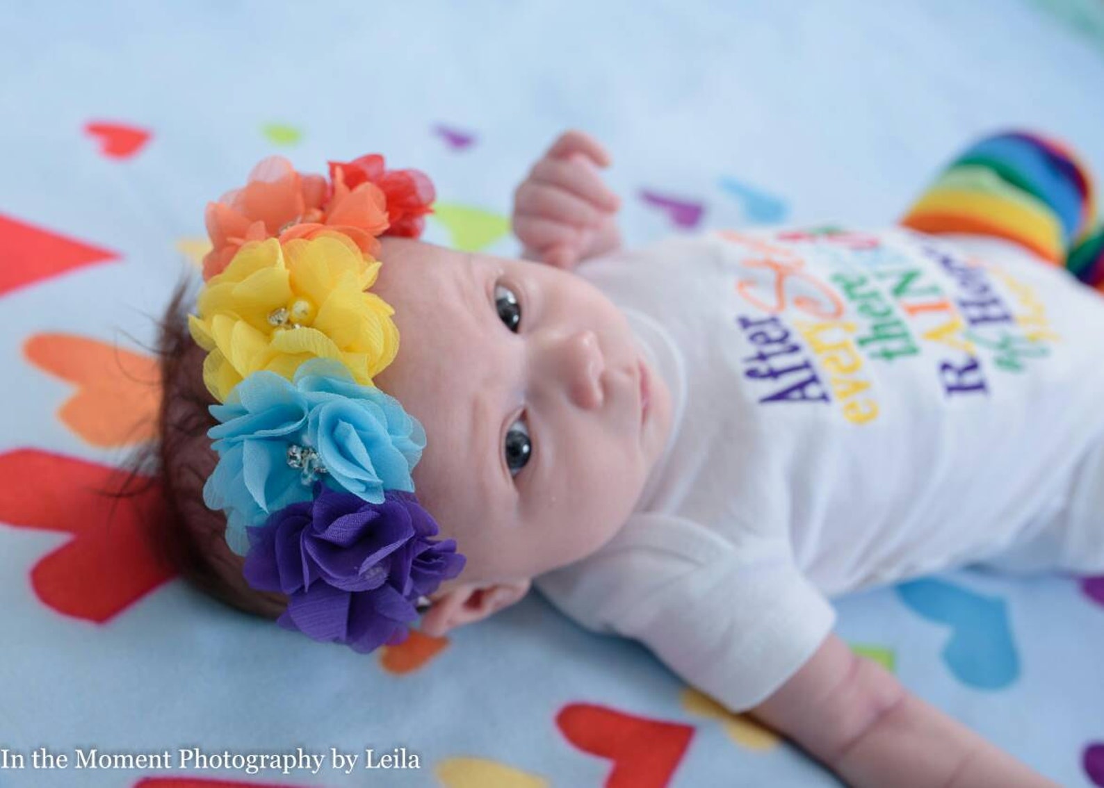 Rainbow Baby Headband Rainbow Baby Hair Band Infant Etsy
