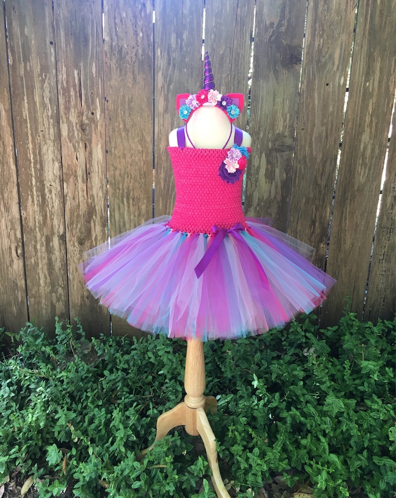 unicorn tulle dress for girl