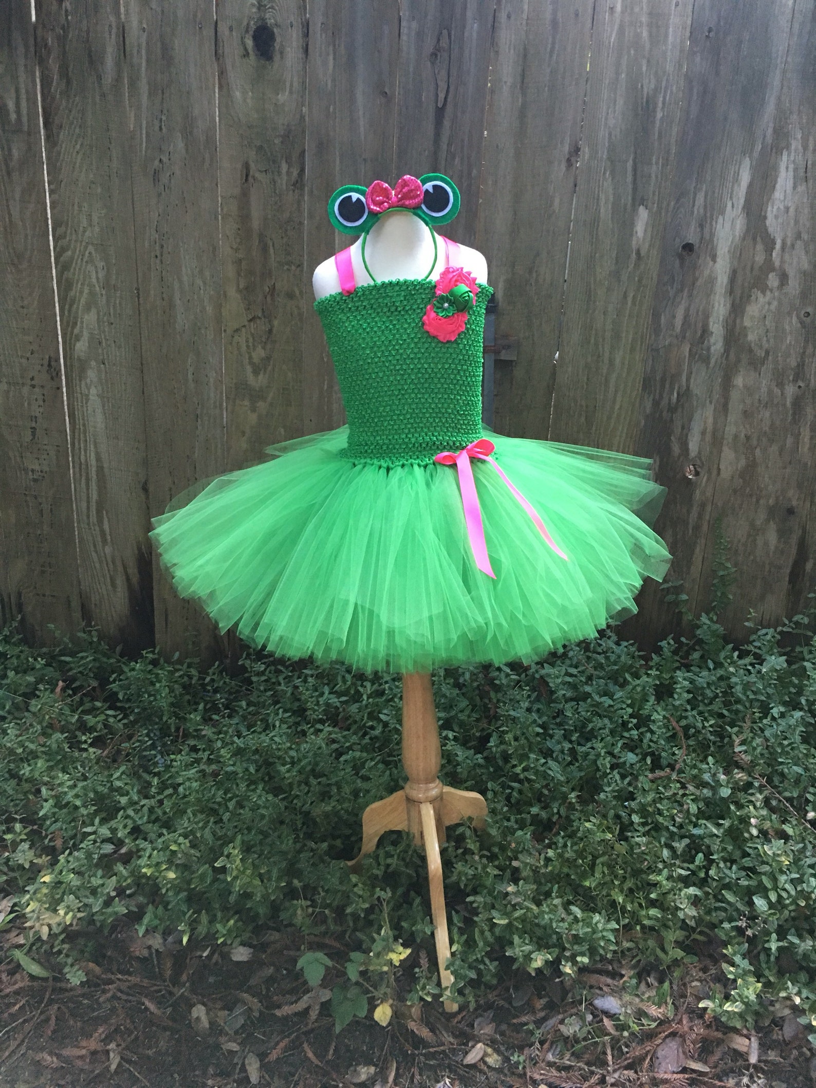 Frog Tutu Dress Frog Tutu Halloween Costume Girls Dress Etsy