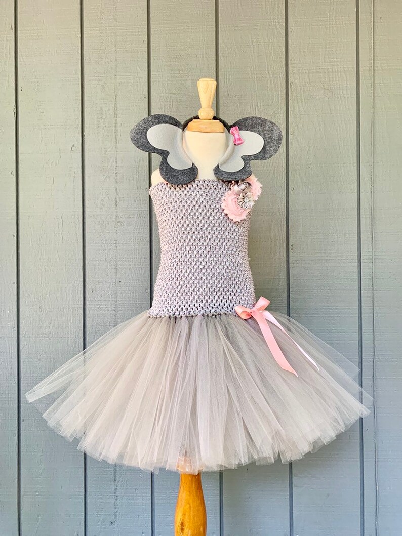 Elephant Tutu Dress Elephant Costume Halloween Costume Etsy