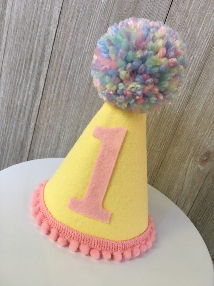 First Baby Girls Hat In Light Pink 1