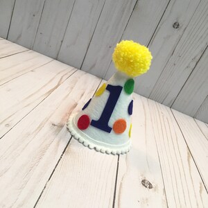 Första födelsedagshatt, banderoll, tårtdekoration - pojkars 1-årsdagsfesthatt - första födelsedagshatt - pojkars barnstolsbanderoll - mini födelsedagshatt bild 5