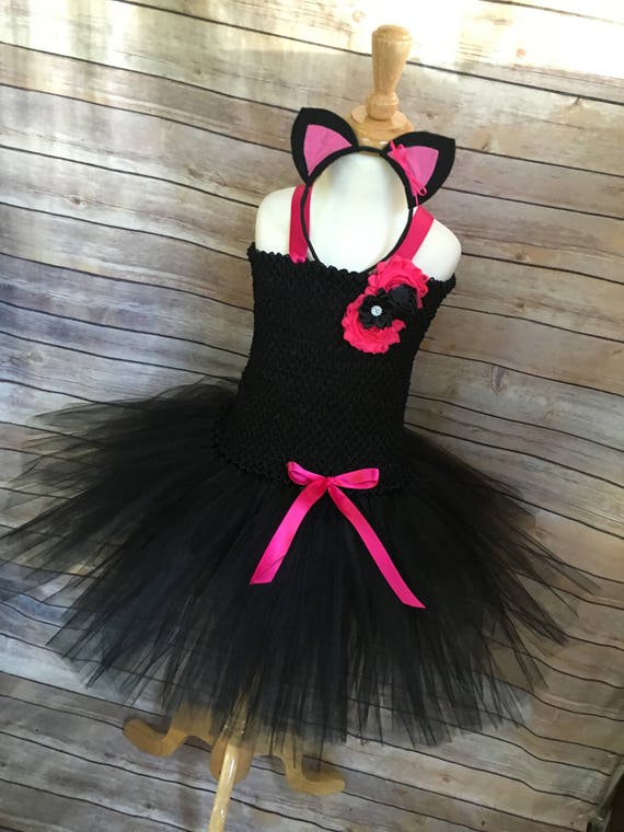 Gants De Déguisement Pour Enfants - Costume Chat Noir Fille Tutu