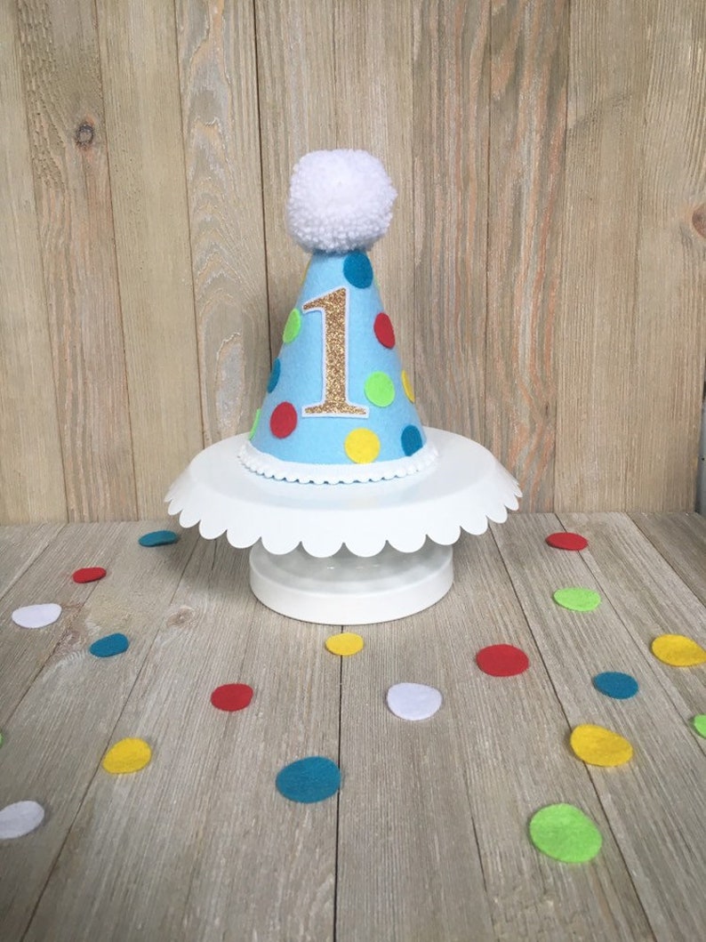 Boys 1st Birthday Hat First Birthday Party Hat Half - Etsy