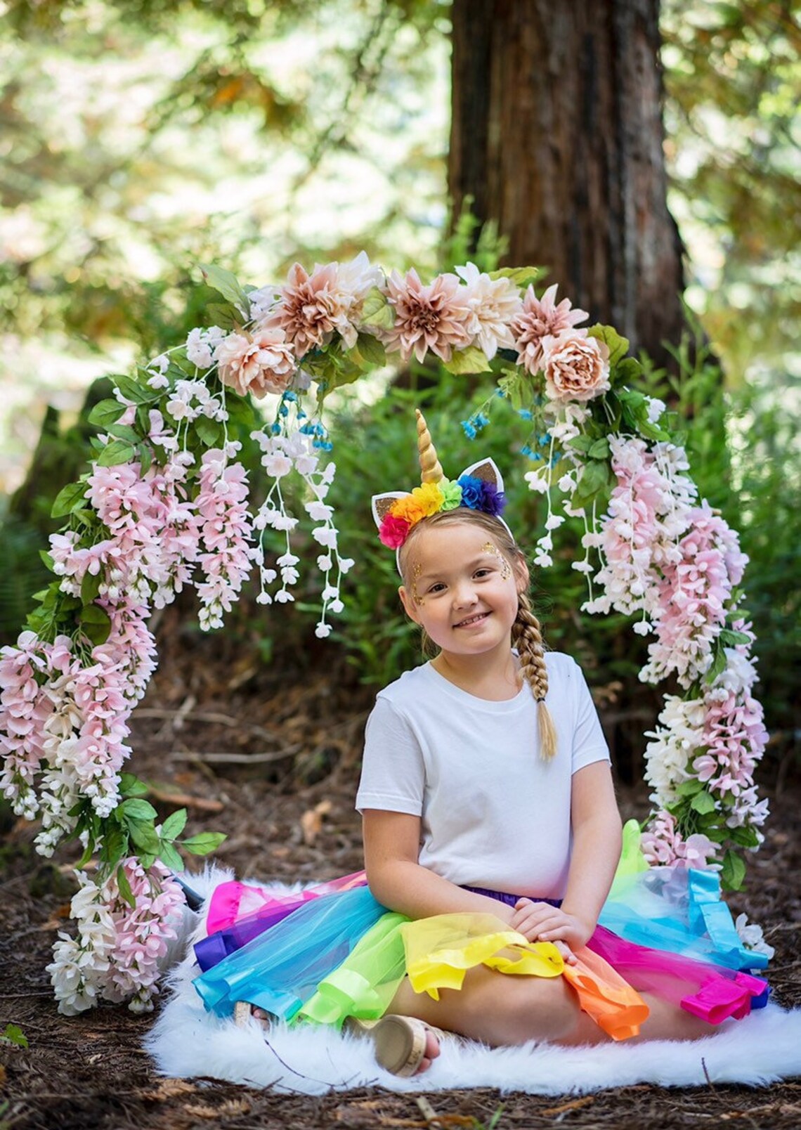 Rainbow Unicorn Costume Halloween Costume Unicorn Tutu Etsy