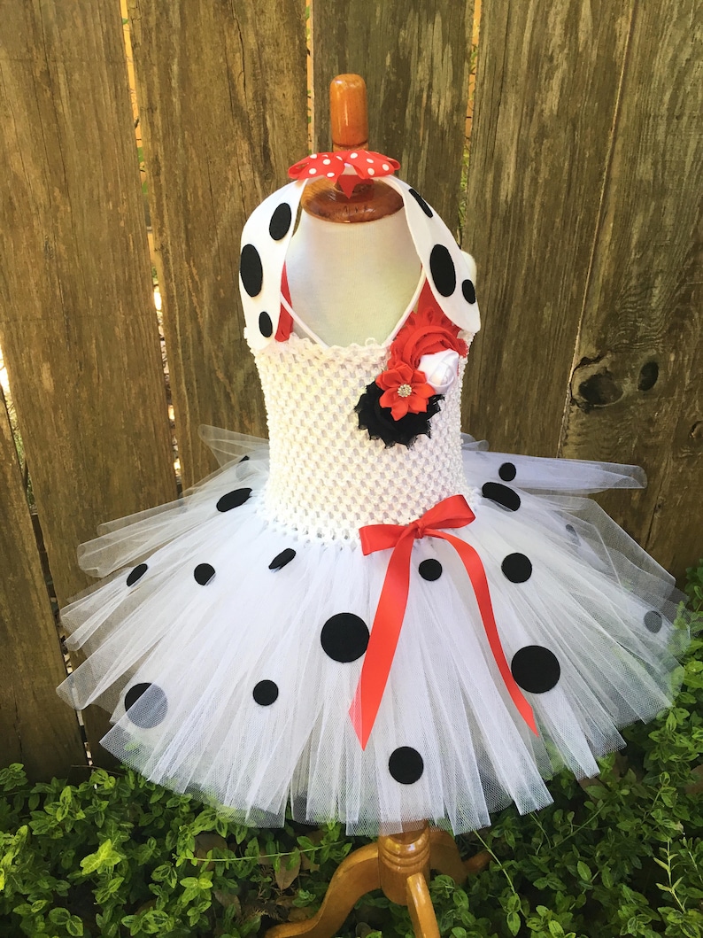 Dalmatian Costume Dalmation Tutu Halloween Costume Etsy