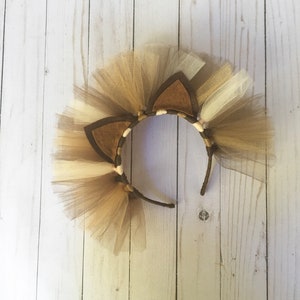 Lion headband - lion costume - lion costume accessory - lion ears - lion ears headband - lion mane