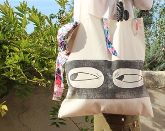 Tote bag "masqué"