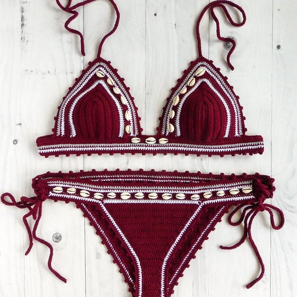 Embellished Bikini Etsy