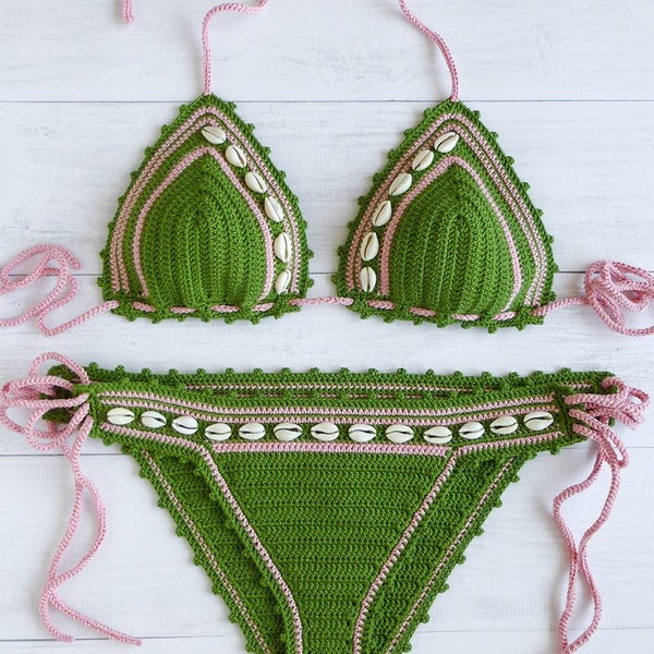 Crochet Swimwear Etsy