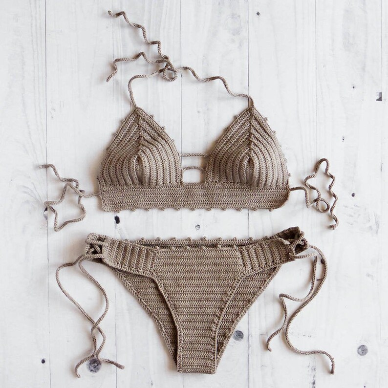 Crochet Swimsuit Brazilian Crochet Swim Suit Crocheted Etsy