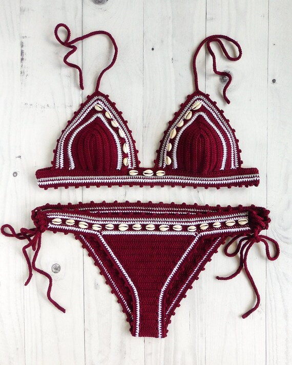 sea shell bathing suit top
