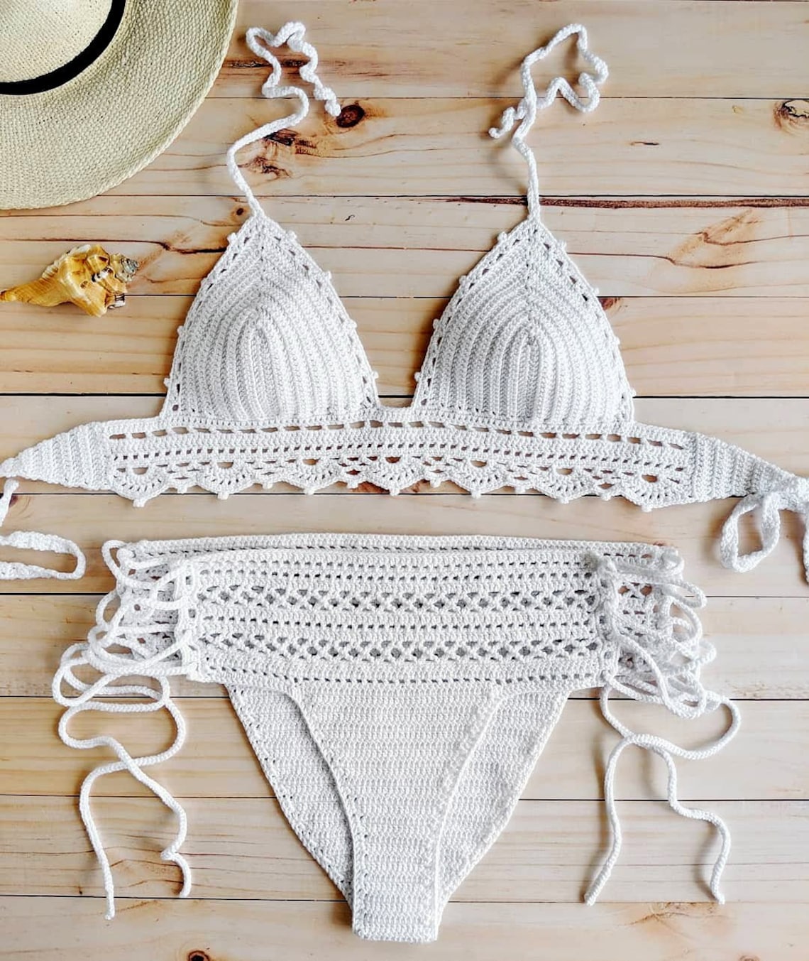 Lace Crochet Bathing Suit main image 0