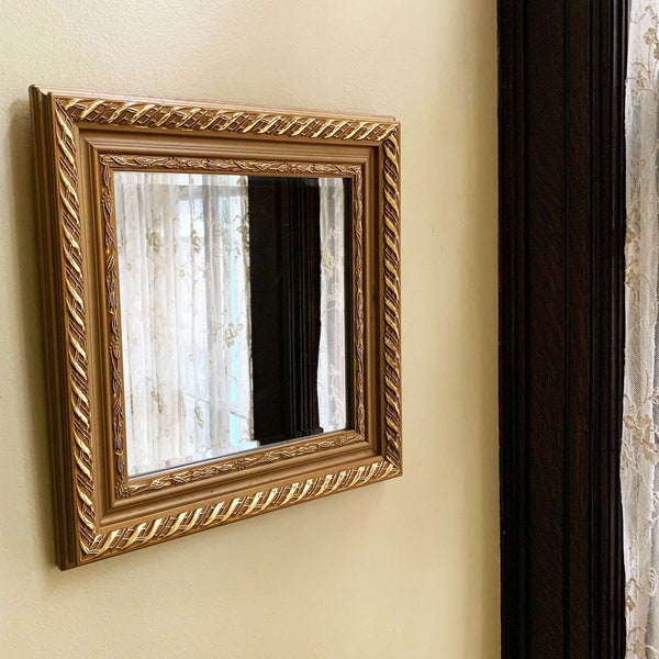 Gold Bathroom Mirror Vintage - Etsy