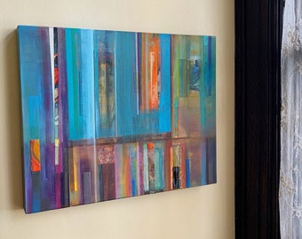 Wall Art Original Painting Original Art for Wall Decor Wall Painting on Canvas Mixed Media Art Contemporary Art Gifts Art Decor Wall Artwork