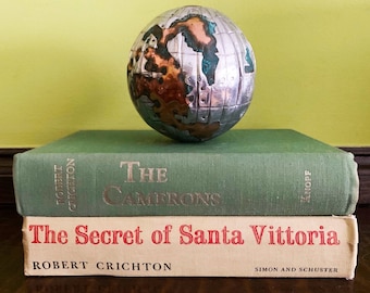 2 Robert Crichton Books Old Books Vintage Book Gift for Reader Gift Book Shelf Decor Book Antique Book Lover Gift Vintage Books for Shelf
