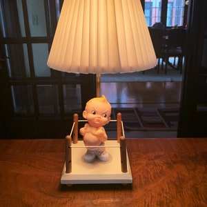 Vintage Lamp Vintage Nursery Decor Baby Lamp Childrens Lamp Nursery Lamp Vintage Light Antique Lamps Table Lamp Old Lamp Vintage Lighting