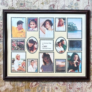 Multi Frame Picture Frame Photo Frame Multi Opening Frame Collage Frames Wall Frames Vintage Frame Wood Frame School Frame 20x16 Frame Wall