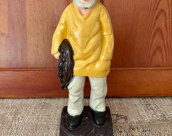 Captain Door Stop Sailor Figure Captain Figurine Nautical Decor Cast Iron Door Stopper Sailor Decor Nautical Gifts Figurine Man Door Stop