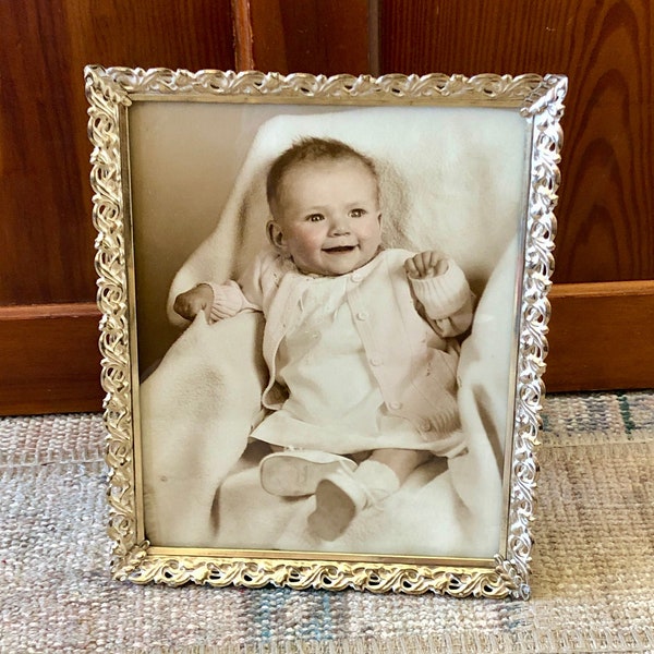 Vintage Frames Brass Frame Brass Picture Frame Gold Picture Frame Wedding Frame Photo Frame Gold Frame Vintage Picture Frame Table Frame Old