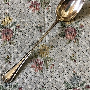 Serving Spoons Vintage Spoons Antique Spoons Vintage Silverware Vintage Flatware Silverplate Spoons Large Spoon Long Spoon Antique Flatware
