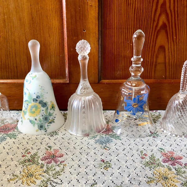 Vintage Bells Vintage Bell Antique Bells Hand Bell Gifts Old Bells Collection Dinner Bell Decor Bell Vintage Glass Bell Gift Bell Vintage