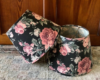 Floral Lampshade Floral Lamp Shade for Lamp Shade for Table Lamp Accent Lamp Shade Floral Shade Fabric Lampshade for Lamps Small Lampshade