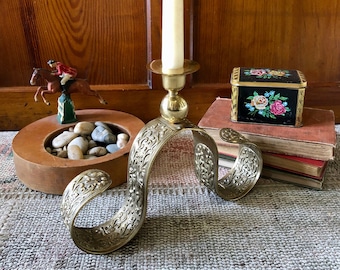 Brass Candle Holder Brass Candlestick Holder Gold Candle Holder Vintage Candle Holder Gold Candlestick Holder Brass Candlesticks Antique Old