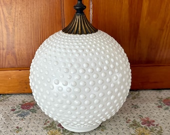Light Globe Hobnail Lamp Shade White Lamp Shade Ceiling Light Shade Vintage Lampshade Replacement Globe Ceiling Lighting Replacement Shade