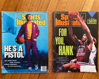 College Basketball Sports Illustrated Magazine Old Magazines Basketball Gifts Basketball Magazines Bo Kimble Hank Gathers Loyola Marymount