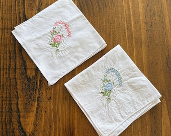 Pañuelos vintage, pañuelos antiguos, pañuelos de boda para la novia, pañuelo para mamá, pañuelos florales, pañuelos para papá.
