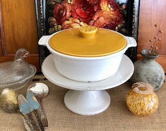 Casserole Dish with Lid California USA Lidded Bowl Lidded Casserole Dish Vintage Bowl with Lid Bowl with Cover Calif USA Casserole Dishes