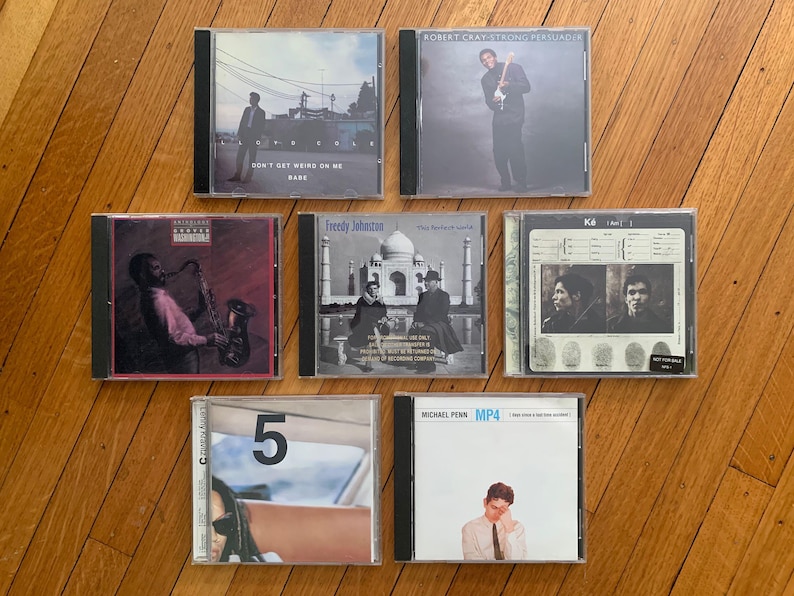 Music CD's Music Compact Discs CDs Grover Washington Jr. Lenny Kravitz Lloyd Cole Robert Cray Michael Penn Ké Freedy Johnston CD Music Gifts image 1