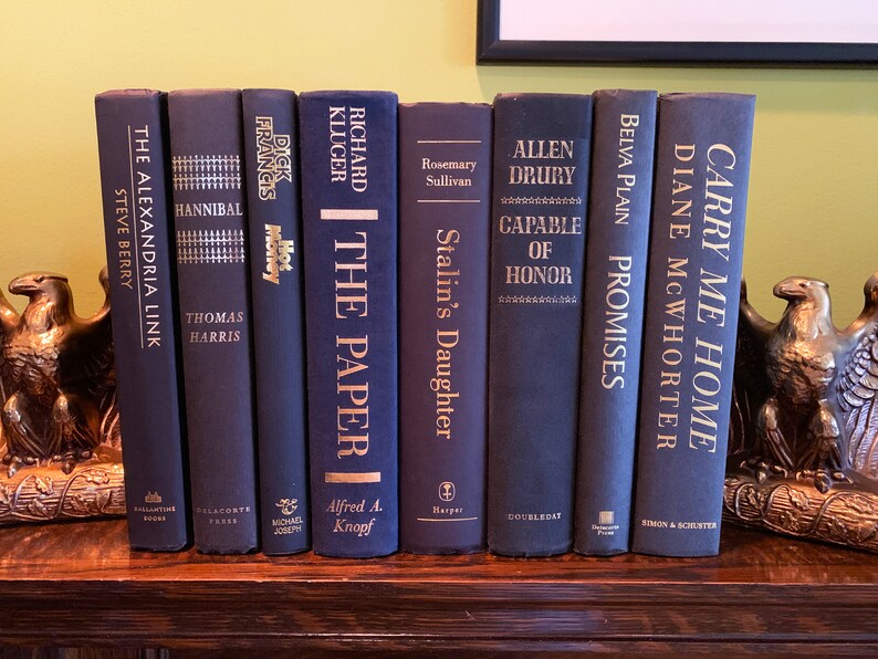 Vintage Books For Shelf Decor Decorative Books Display Books Etsy